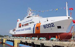 Hạ thủy tàu Cảnh sát biển đa năng lớn nhất khu vực