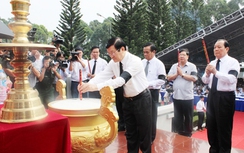 Chủ tịch nước dự lễ truy điệu, an táng hài cốt liệt sĩ