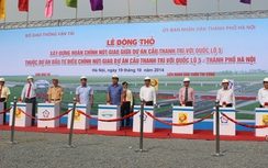 Động thổ xây dựng nút giao cầu Thanh Trì với QL5