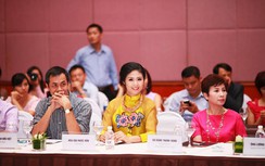 Ngọc Hân rạng ngời làm giám khảo Cuộc thi Hoa hậu VN 2014