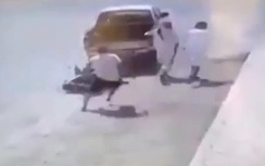 Choáng cảnh đánh hẳn một chiếc xe tải đi ăn trộm xe máy