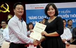 40 cán bộ ngành GTVT hoàn thành khoá học nâng cao kỹ năng truyền thông