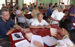 Từ 1/1/2015, tăng 8% lương hưu đối với cán bộ xã đã nghỉ việc