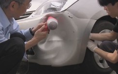 Phục hồi ô tô bị biến dạng bằng... máy sấy tóc