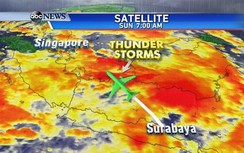 Video mô phỏng rõ ràng nhất đường bay của máy bay QZ 8501 mất tích