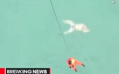 Clip trục vớt thi thể nạn nhân vụ máy bay AirAsia