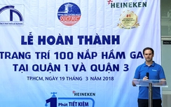 Hơn 100 nắp cống ở trung tâm Sài Gòn được vẽ tranh trang trí