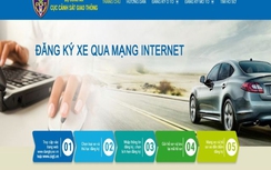Gần 400 ô tô thực hiện thủ tục đăng ký qua mạng internet
