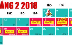 Chốt đề xuất lịch nghỉ Tết Nguyên đán Mậu Tuất 2018