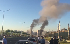 Video: Dinh Tổng thống Thổ Nhĩ Kỳ "hứng" bom giữa đảo chính