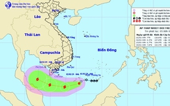 Bão số 1 giật cấp 10 đang tiến gần các tỉnh Nam bộ