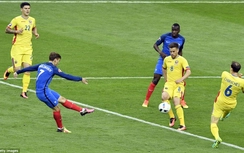 Ảnh: Toàn cảnh trận Pháp 2-1 Romania