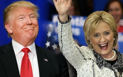 Donald Trump lần đầu dẫn trước bà Clinton 1 điểm