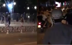 Nhóm thanh niên rượt chém nhau náo loạn như phim hành động