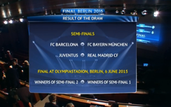 Bán kết Champions League: Real thở phào, Barca gặp lại "kẻ hủy diệt"