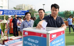 Hơn 1 tỷ ủng hộ giải bóng đá từ thiện của Báo Giao thông