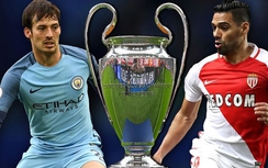 Kết quả trận Man City - Monaco, vòng 1/8 Champions League