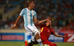 Kết quả trận U22 Việt Nam vs U20 Argentina: Hứng mưa bàn thắng