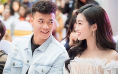 Tiến Dũng lại "tình tứ" với hoa hậu Đỗ Mỹ Linh ở sự kiện