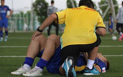 Quân bầu Đức "rụng" trong bài kiểm tra thể lực của thầy Park