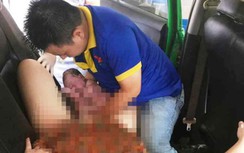 Chồng "bất đắc dĩ" đỡ đẻ cho vợ ngay trên taxi