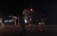 Xe bồn húc 2 xe máy, 1 người chết, 1 người nguy kịch