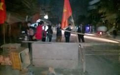 Dân Hải Dương tiếp tục chặn QL38 phản đối thi công