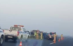 Tài xế tử vong sau khi xe nổ lốp