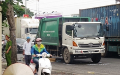 Va chạm xe chở rác, người phụ nữ tử vong