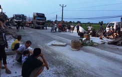 Hải Dương: Dân lại chặn xe trên QL38