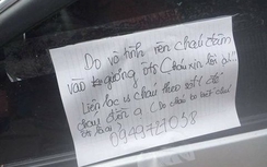 Học sinh "viết lời xin lỗi trên kính xe": Bình thường thôi mà!