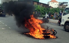 Xác định xe ô tô va chạm khiến người bơm ga dạo bỏng nặng