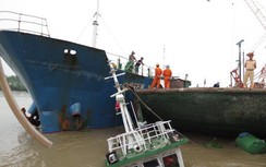Hải Phòng: Mất lái, tàu biển đâm chìm tàu kéo