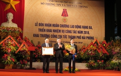 Sở TT&TT Hải Phòng đón nhận Huân chương Lao động hạng 3