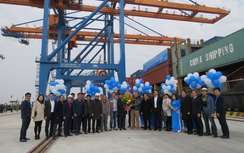 Hải Phòng: Cảng Nam Đình Vũ đón chuyến tàu đầu tiên