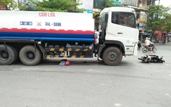 Vợ tử vong, chồng nguy kịch sau va chạm với xe bồn chở xăng