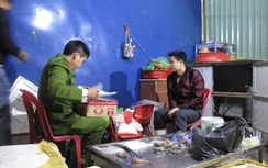 Bắt quả tang bơm tạp chất vào tôm chết rồi tuồn ra thị trường