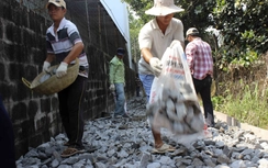 Củ Chi làm đường, xây nhà theo chỉ đạo của Bí thư Thăng