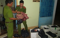 Bắt 400kg thịt, xương heo bẩn chuẩn bị lên bàn ăn