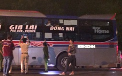 Tái diễn ném đá xe khách trên đường Hồ Chí Minh