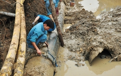 Hàng vạn người dân Quảng Ninh điêu đứng vì vỡ ống nước