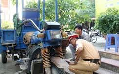 Quảng Ninh: TP.Hạ Long truy bắt xe ba bánh, xe tự chế vi phạm