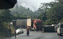Lạng Sơn: TNGT liên hoàn, 2 người thương vong