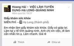 Bắt giữ nam thanh niên bán giấy khám sức khỏe trên facebook