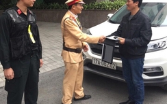 CSGT Quảng Ninh bắt nóng kẻ trộm xe Honda CRV