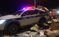 Nghi vấn xe CSGT liên quan vụ TNGT trên cao tốc Hà Nội-Bắc Giang