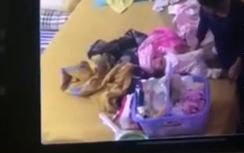 Xôn xao clip người giúp việc bạo hành bé gái hơn một tháng tuổi