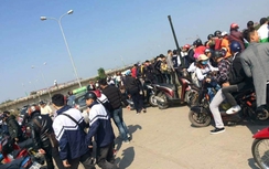 Phát hiện thi thể nam thanh niên trôi giữa sông Thương