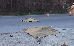 Hai bố con chết thảm dưới bánh xe limousine ở Quảng Ninh