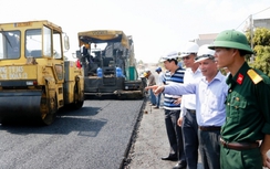 “Cảnh báo đặc biệt” các nhà thầu QL1 Phú Yên chậm tiến độ